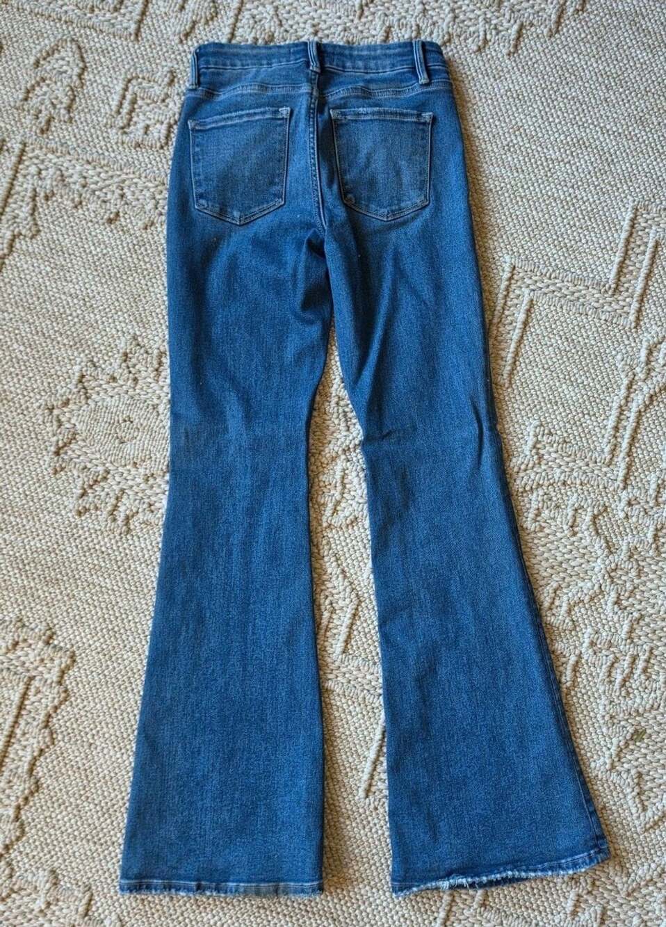 Vervet Bella Mid-Rise Flare Jeans Size 27 Blue Denim